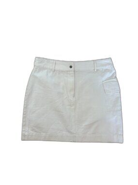 Boii Cream Cargo Mini Skirt